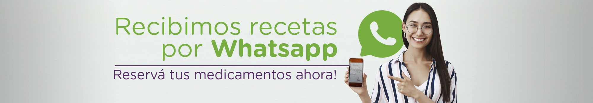 Recibimos recetas por WhatsApp — Reservá tus medicamentos ahora